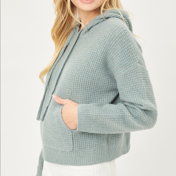 Drawstring Hoodie Sweater - Picture 2 of 5